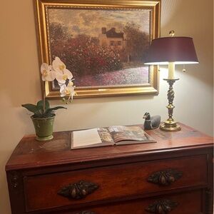 Monet print framed